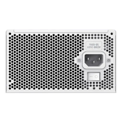 Cod. 156 Fuente de Poder GAMEMAX GX750 PRO WH (ATX3.1 PCIe5.1) Modular / 750Watts / Certificada 80 Plus Gold / Compatible ATX3.1 y PCIe5.1 (conexión 12V-2x6 P/tarjetas GPU RTX40) /135MM Ventilador /100-240V / ATX