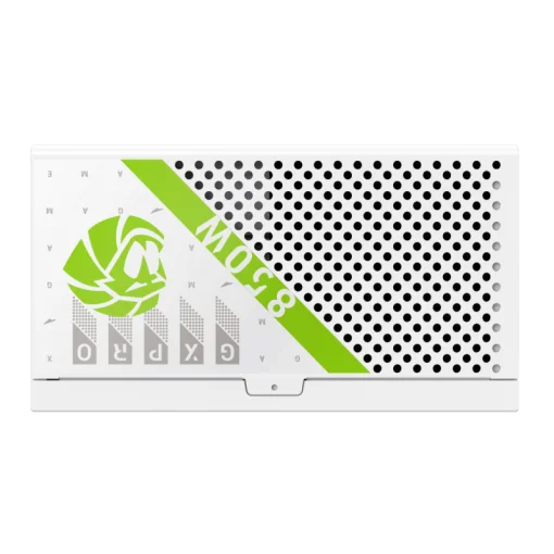 Cod. 157 Fuente de Poder GAMEMAX GX850 PRO WH (ATX3.1 PCIe5.1) Modular / 850Watts / Certificada 80 Plus Gold / Compatible ATX3.1 y PCIe5.1 (conexión 12V-2x6 P/tarjetas GPU RTX40) /135MM Ventilador /100-240V / ATX