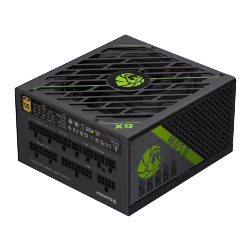 Cod. 155  Fuente de Poder GAMEMAX GX850 PRO BK (ATX3.1 PCIe5.1) Modular / 850Watts / Certificada 80 Plus Gold / Compatible ATX3.1 y PCIe5.1 (conexión 12V-2x6 P/tarjetas GPU RTX40) /135MM Ventilador /100-240V / ATX