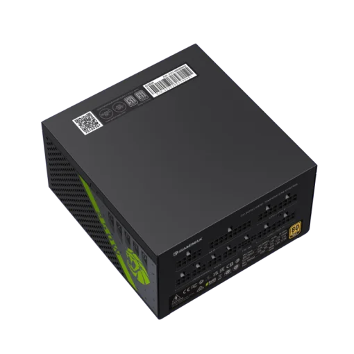 Cod. 155  Fuente de Poder GAMEMAX GX850 PRO BK (ATX3.1 PCIe5.1) Modular / 850Watts / Certificada 80 Plus Gold / Compatible ATX3.1 y PCIe5.1 (conexión 12V-2x6 P/tarjetas GPU RTX40) /135MM Ventilador /100-240V / ATX