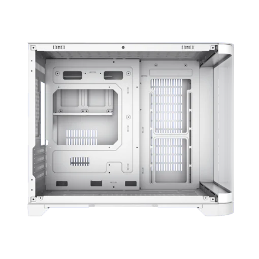 Cod. 347 Case GAMEMAX HYPE-M WH / M-ATX / 1*USB3.0, 2*USB2.0 / vidrio templado curvo panorámico / admite tarjetas NVIDIA Serie 4000 &amp; refri. líquida 360° / Incluye 3*Fans 120mm ARGB + Controlador PWM ARGB HUB