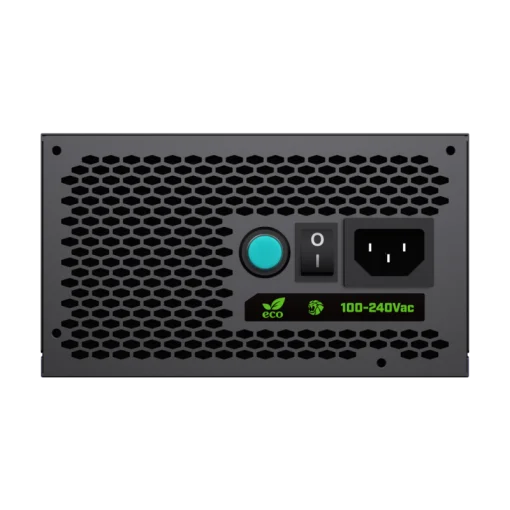 Cod. 140 Fuente de Poder GAMEMAX VP-600-M-RGB BK / Semi-Modular / Certificado 80 Plus Bronze / 600Watts / 12CM Ventilador RGB / ATX P/PC