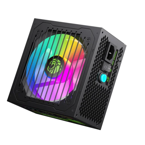 Cod. 137  Fuente de Poder GAMEMAX VP-600 RGB/ Certificado 80 Plus Bronze / 600Watts / 12CM Ventilador / ATX P/PC&gt;