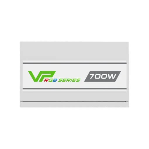 Cod. 145 Fuente de Poder GAMEMAX VP-700-M-RGB WH / Semi-Modular / Certificado 80 Plus Bronze / 700Watts / 12CM Ventilador RGB / ATX P/PC