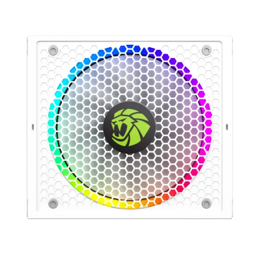 Cod. 159 Fuente de Poder GAMEMAX RGB-850 PRO WH / Modular / 850WATTS / Certificada 80 + Gold / 14CM ARGB FAN /sincronización con placas base RGB compatibles de ASUS, GIGABYTE, MSI y ASRock