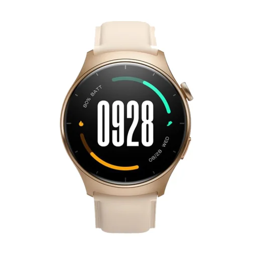 Cod. 1201 SmartWatch Mibro Lite 3 (Gold) / AMOLED HD 1.3" 60FPS / LLamadas Bluetooth V5.3 / Monitoreo de Salud 24/7: (ritmo card&iacute;aco, SpO2, estr&eacute;s y sue&ntilde;o) / Resistente al agua (2ATM) / Bat. 300mAh (12 d&iacute;as) / 100+ modos deportivos