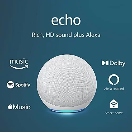  Nuevo Echo Dot (4ta Generación), Parlante inteligente con Alexa