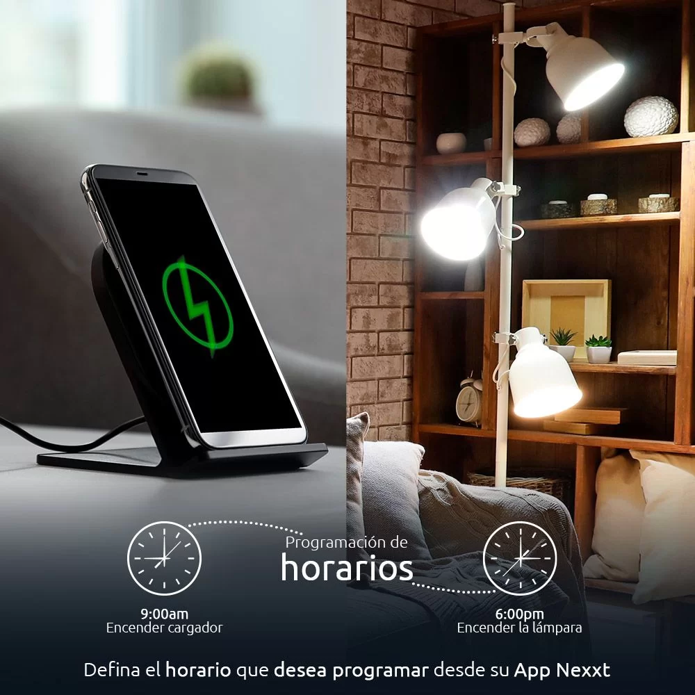 Tomacorriente Enchufe Wifi De Pared app Tuya Smart Alexa Google Usb